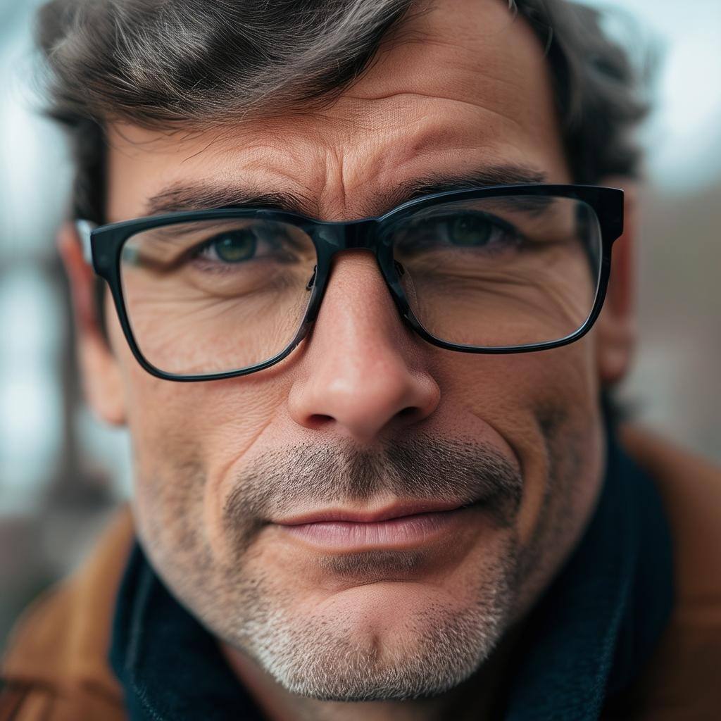 Man with glasses